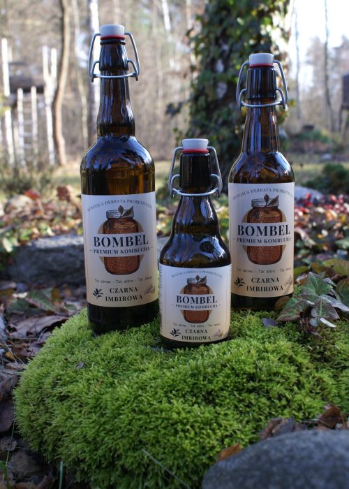 Bombel Kombucha – Czarna imbirowa wszystkie